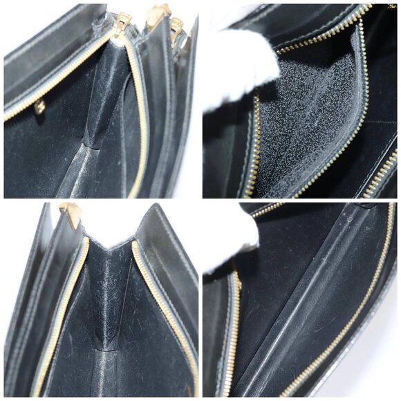 LOUIS VUITTON Epi Angian Shoulder Bag 2way Black - Picture 14 of 16